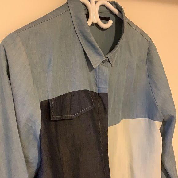 Just Female denim patch shirt - Picture 4 of 5